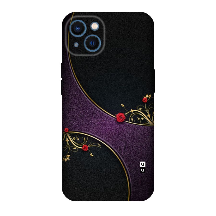 Flower Curves Original Polycarbonate Back Case for iPhone 13