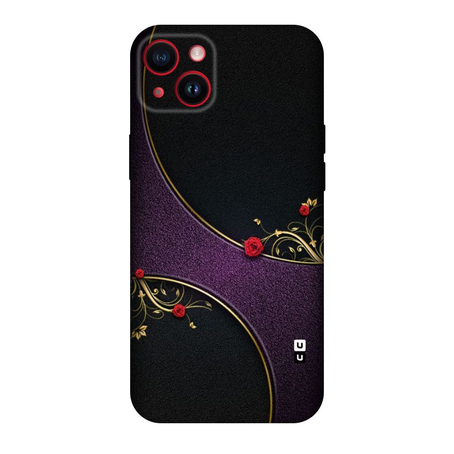 Flower Curves Original Polycarbonate Back Case for iPhone 14 Plus