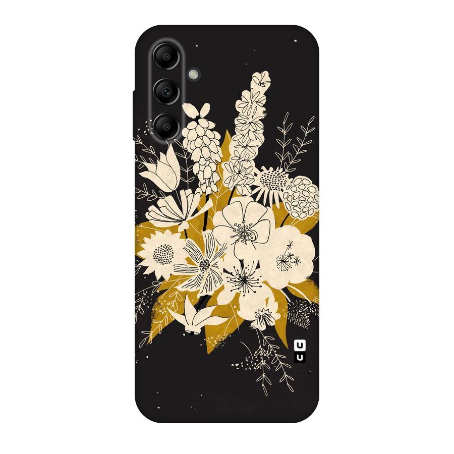 Flower Drawing Original Polycarbonate Back Case for Galaxy A14 5G