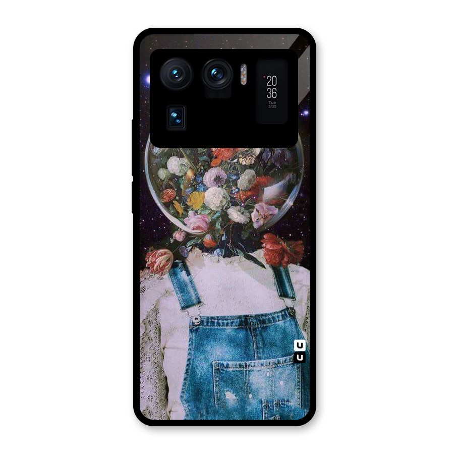 Flower Face Glass Back Case for Mi 11 Ultra