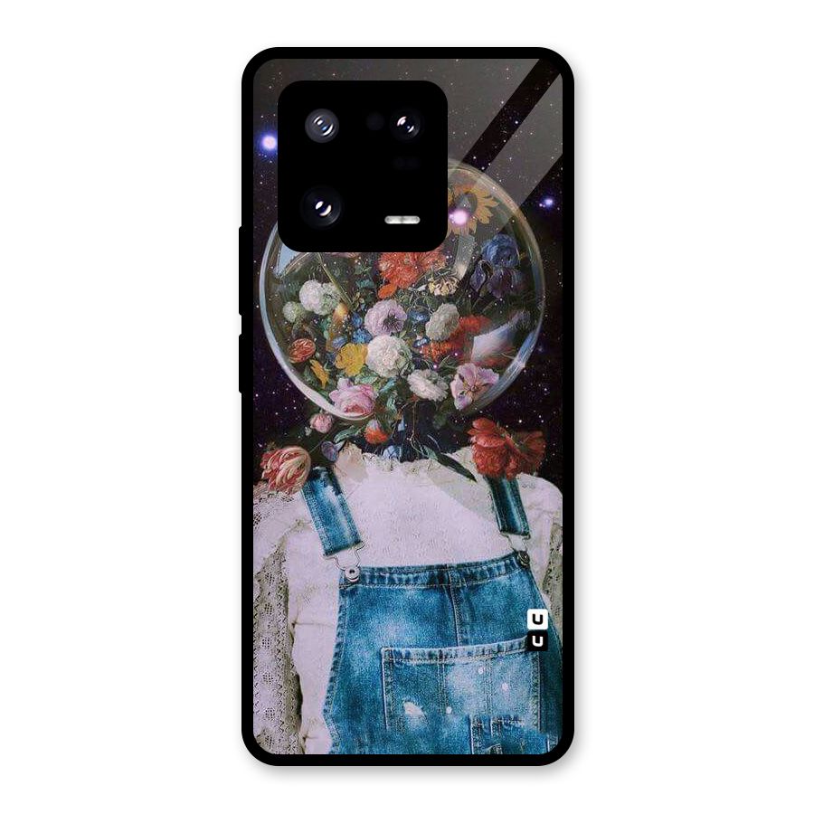 Flower Face Glass Back Case for Xiaomi 13 Pro