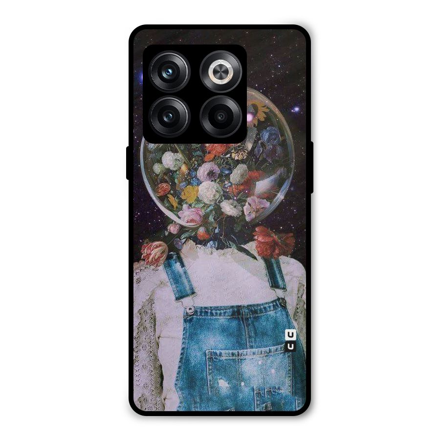 Flower Face Metal Back Case for OnePlus 10T