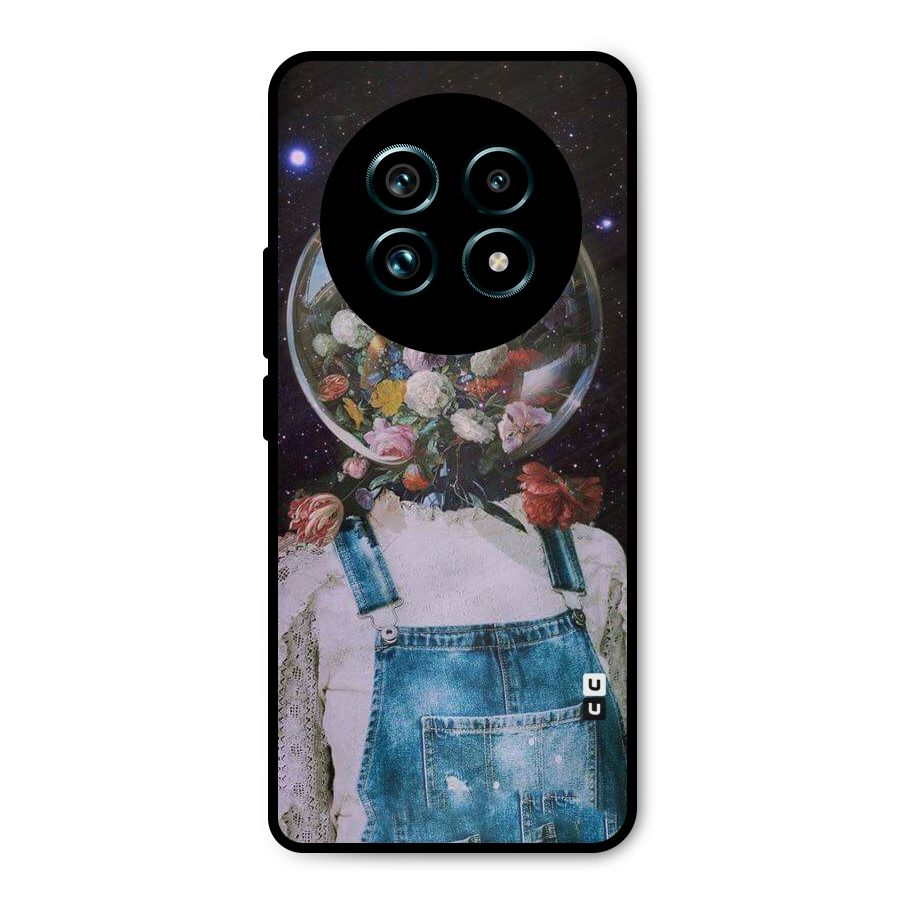 Flower Face Metal Back Case for Realme 13 Pro Plus