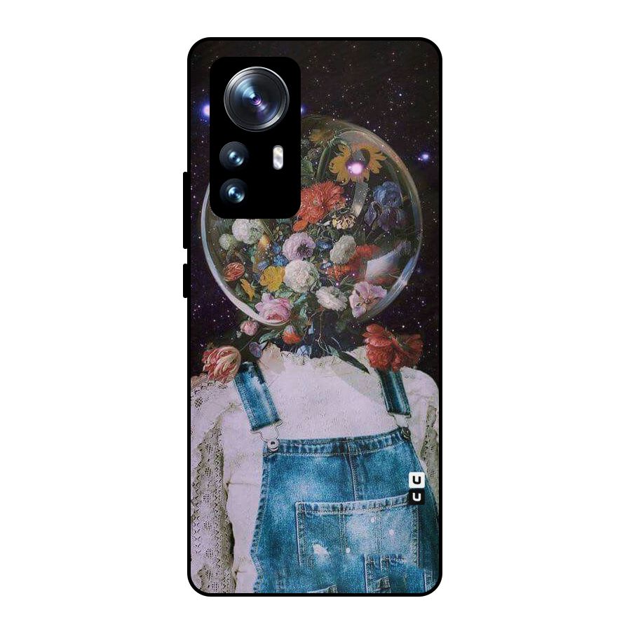 Flower Face Metal Back Case for Xiaomi 12 Pro