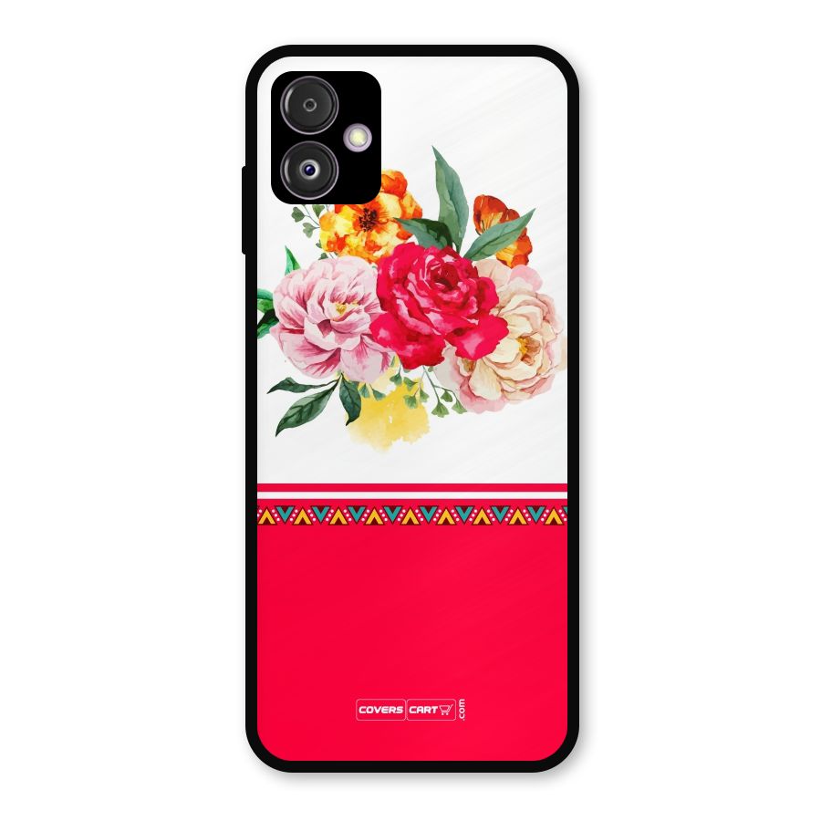Flower Fusion Metal Back Case for Galaxy F14