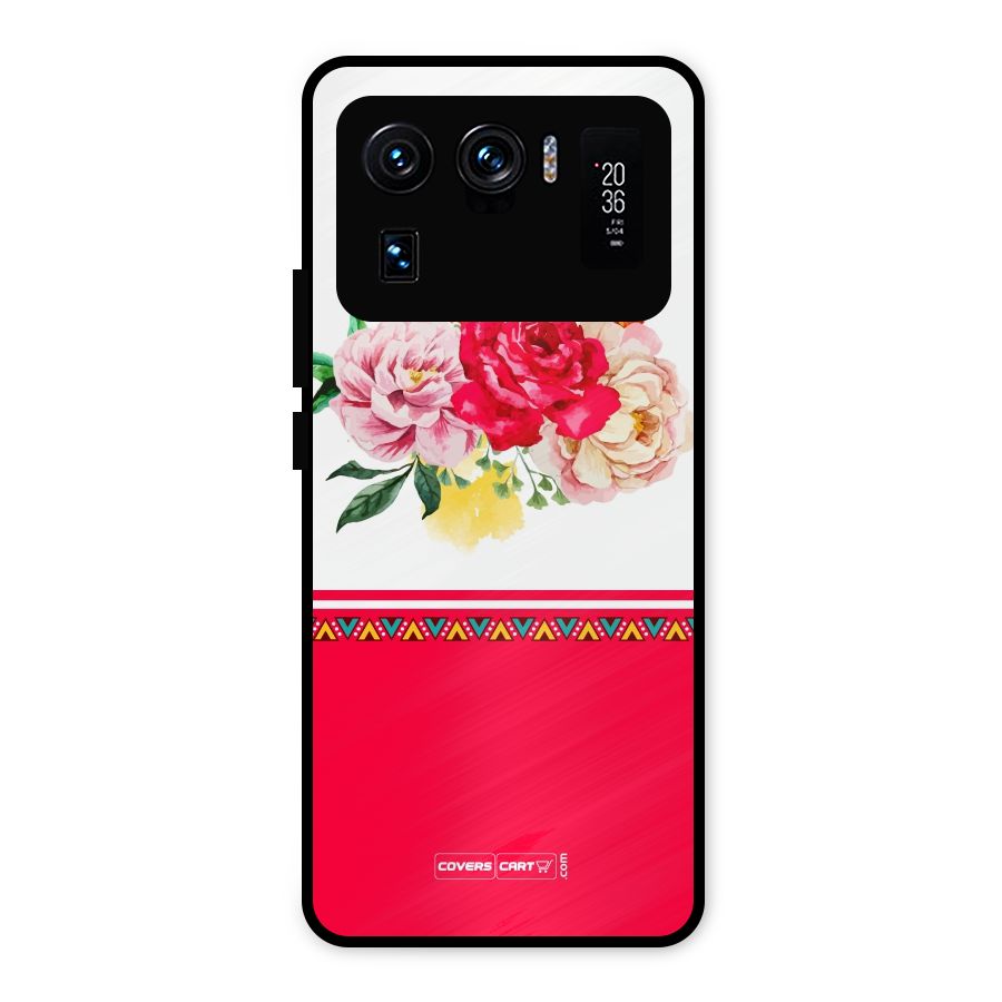 Flower Fusion Metal Back Case for Mi 11 Ultra