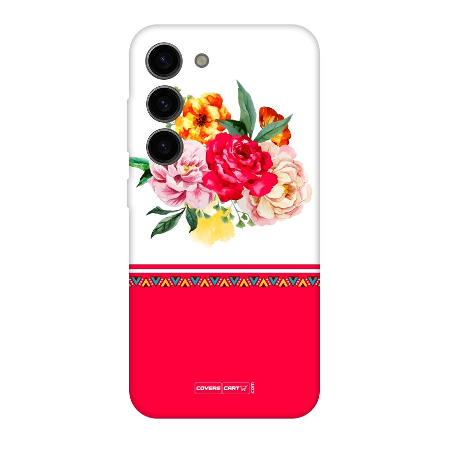 Flower Fusion Original Polycarbonate Back Case for Galaxy S23