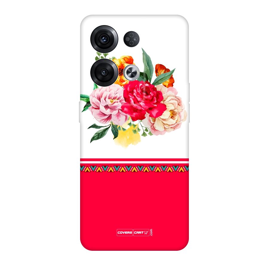 Flower Fusion Original Polycarbonate Back Case for Oppo Reno8 Pro 5G