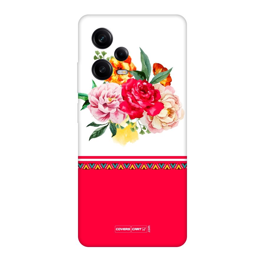 Flower Fusion Original Polycarbonate Back Case for Redmi Note 12 Pro