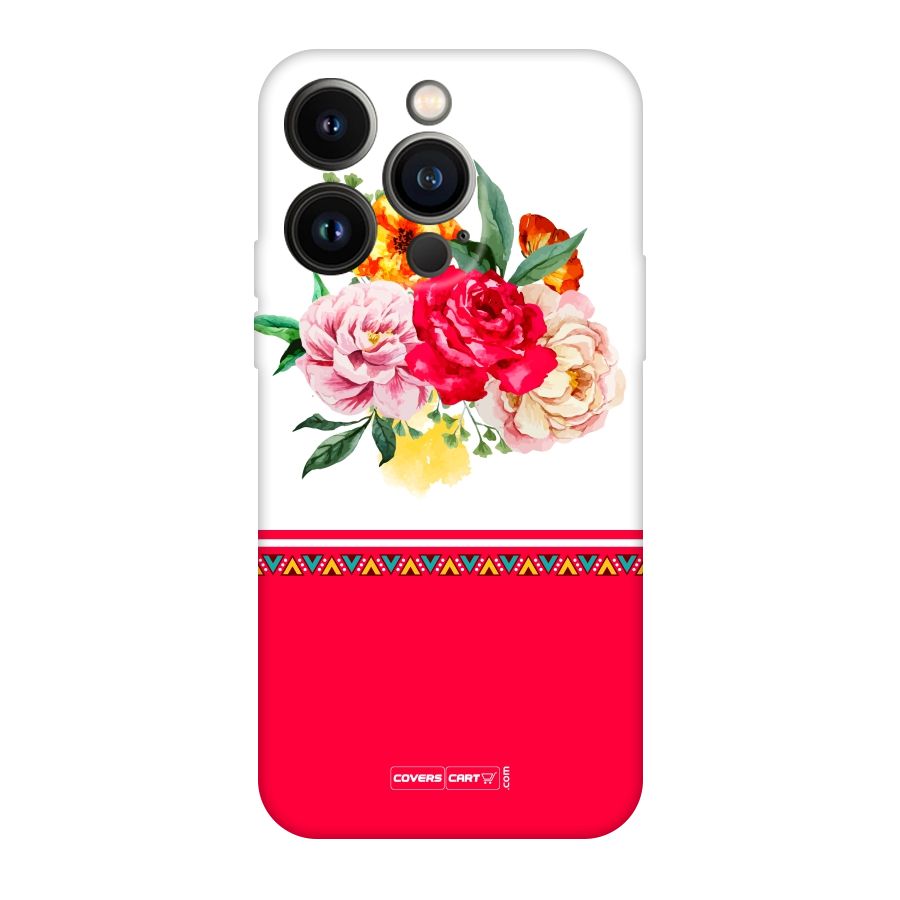 Flower Fusion Original Polycarbonate Back Case for iPhone 14 Pro