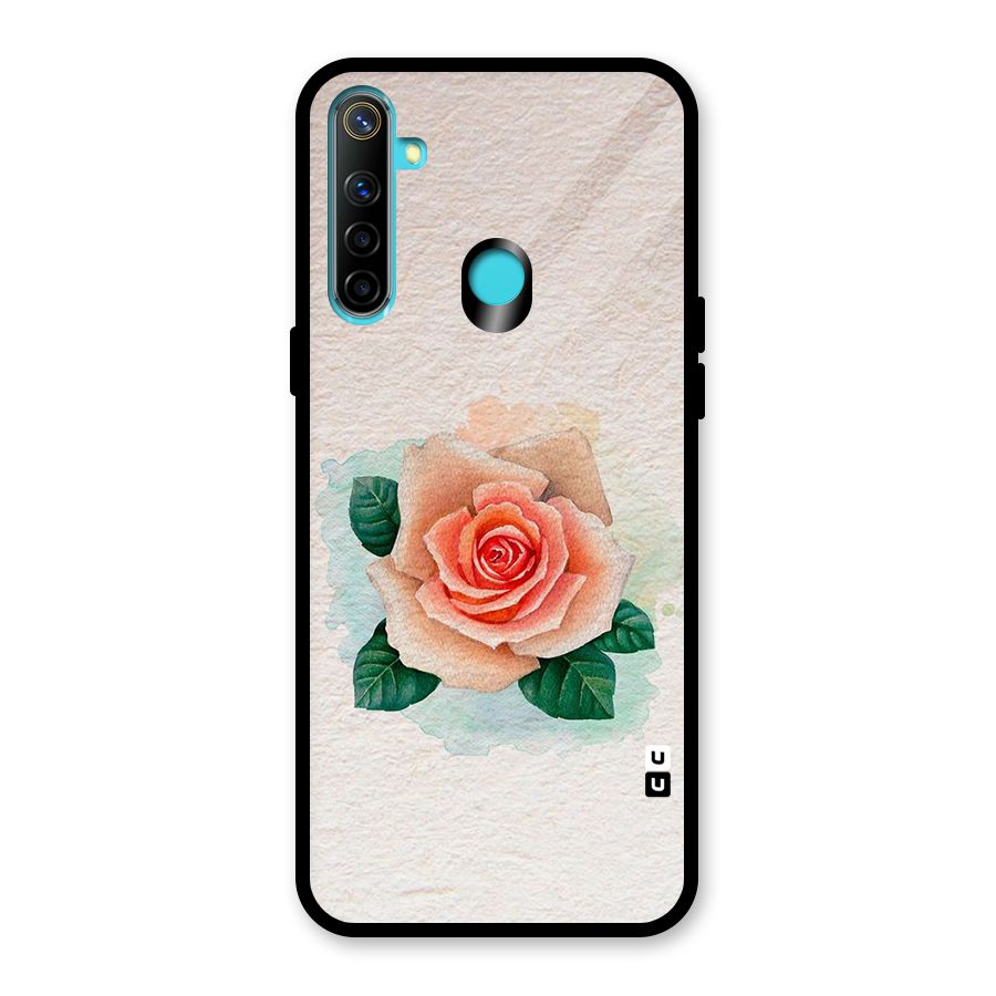 Flower Water Art Glass Back Case for Realme Narzo 10