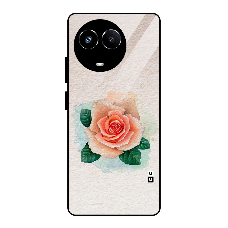 Flower Water Art Glass Back Case for Realme Narzo 60X