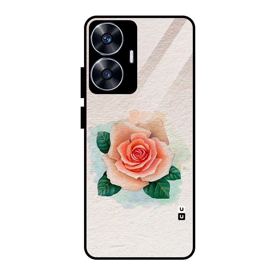 Flower Water Art Glass Back Case for Realme Narzo N55