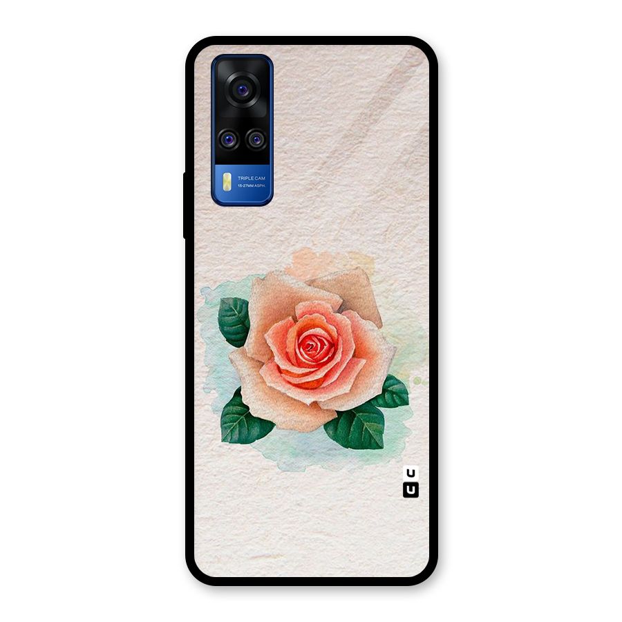 Flower Water Art Glass Back Case for Vivo Y31