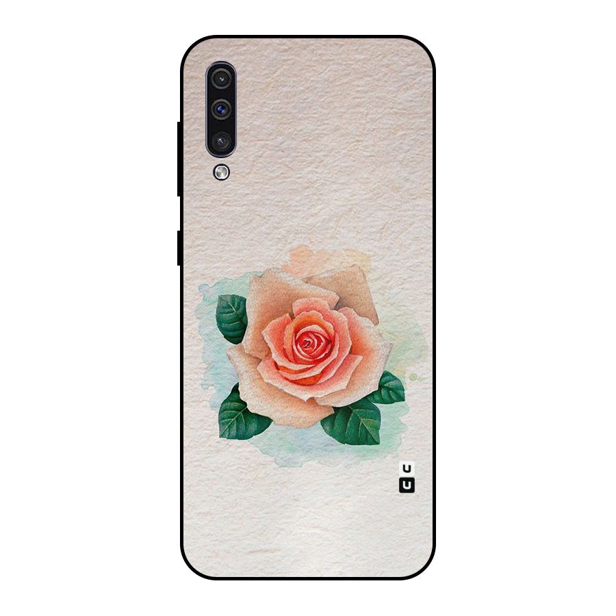 Flower Water Art Metal Back Case for Galaxy A50