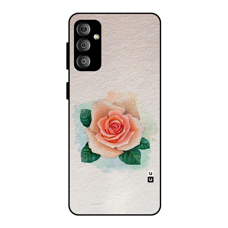 Flower Water Art Metal Back Case for Galaxy F23
