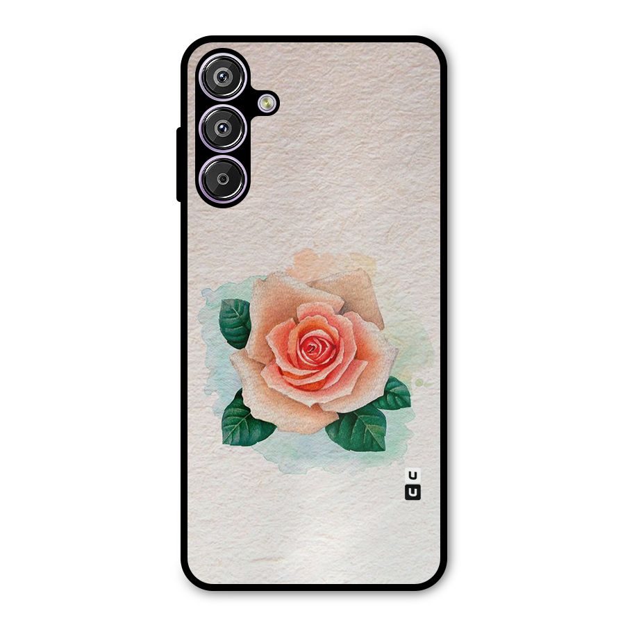 Flower Water Art Metal Back Case for Galaxy M15