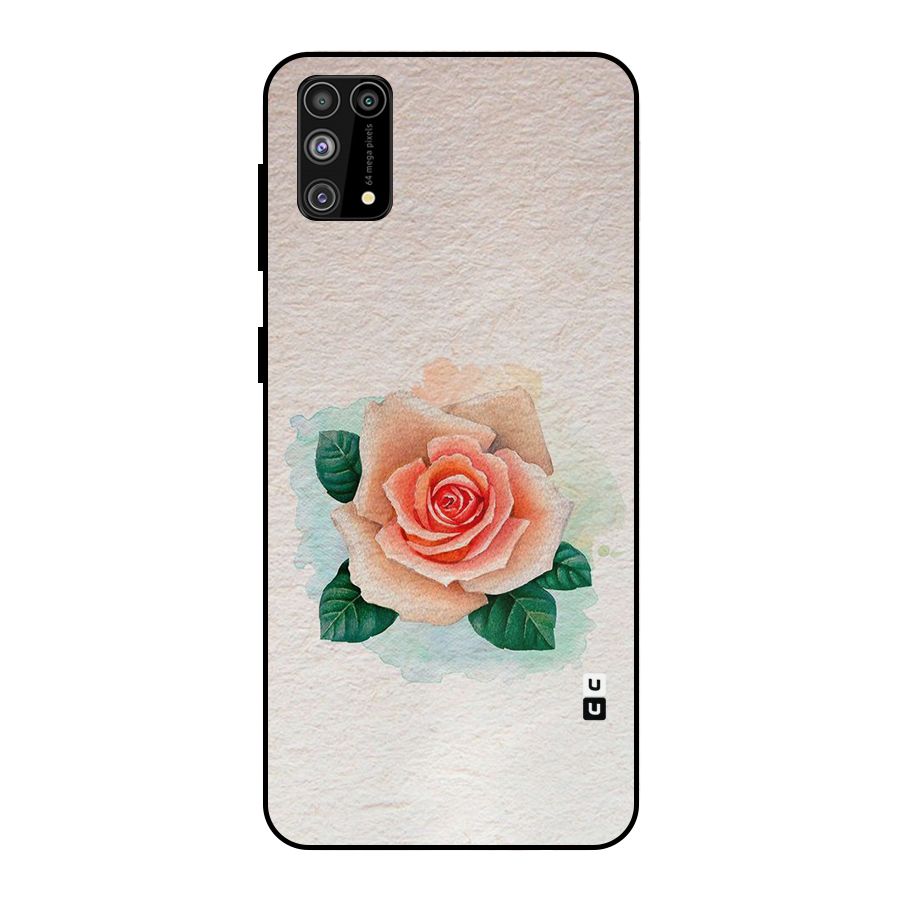 Flower Water Art Metal Back Case for Galaxy M31