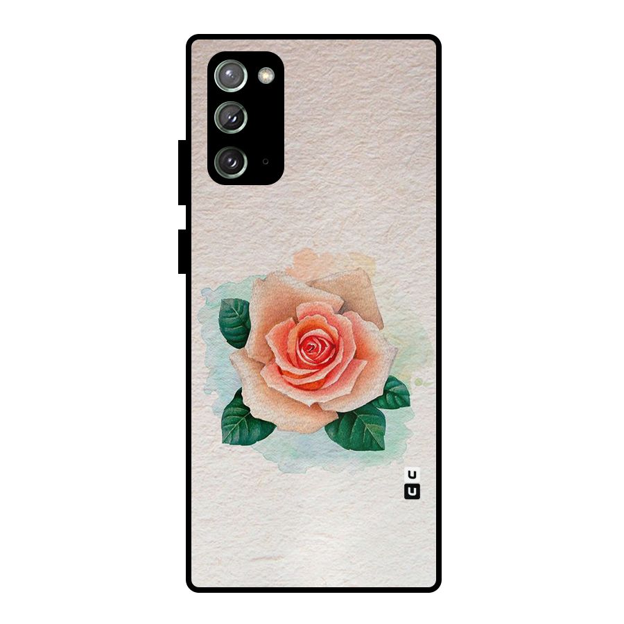 Flower Water Art Metal Back Case for Galaxy Note 20