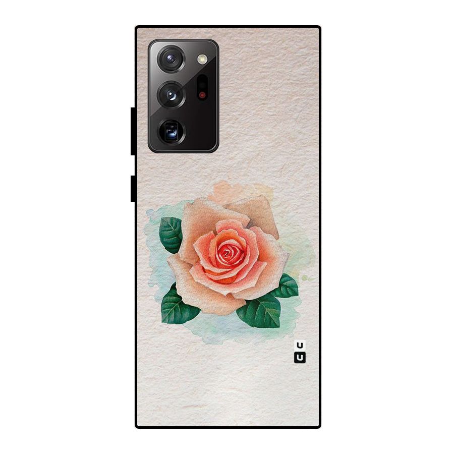 Flower Water Art Metal Back Case for Galaxy Note 20 Ultra