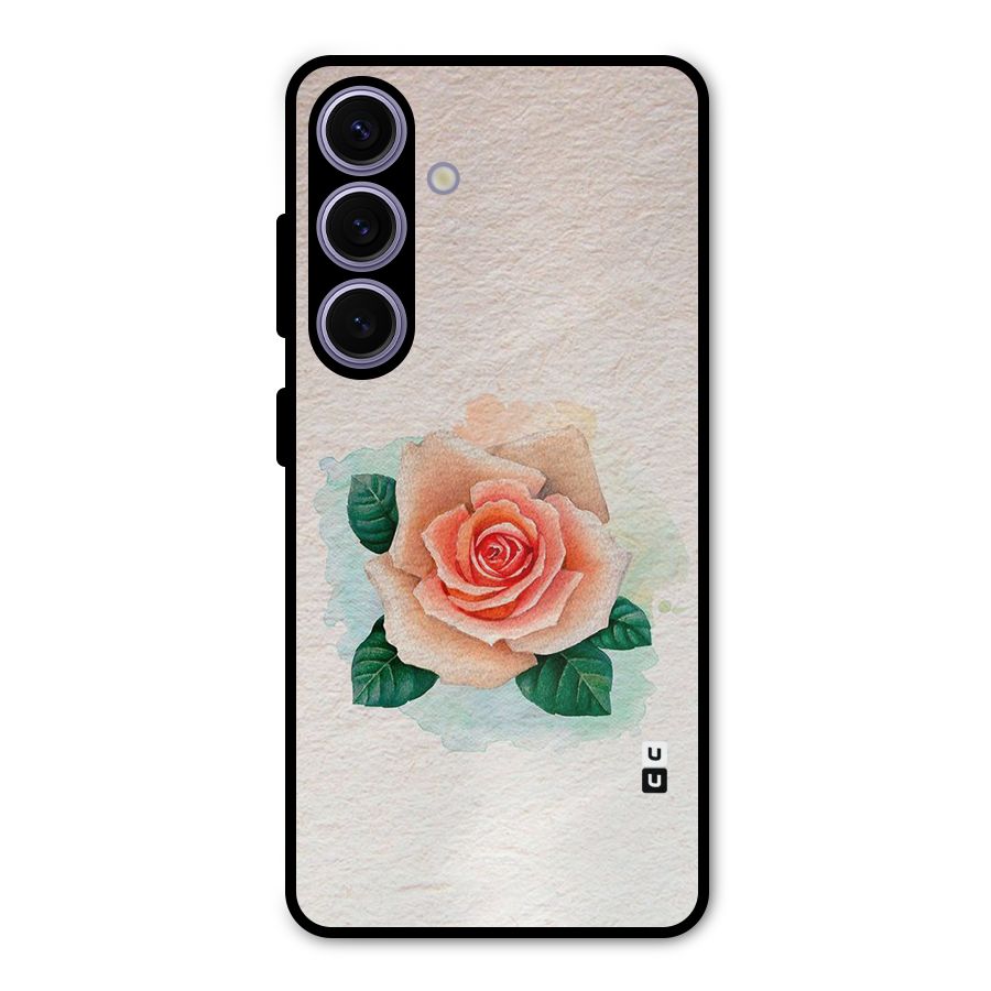 Flower Water Art Metal Back Case for Galaxy S24