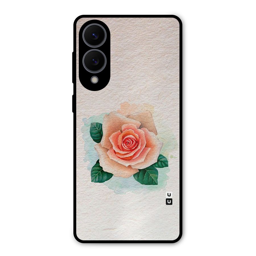 Flower Water Art Metal Back Case for Galaxy S25 Edge