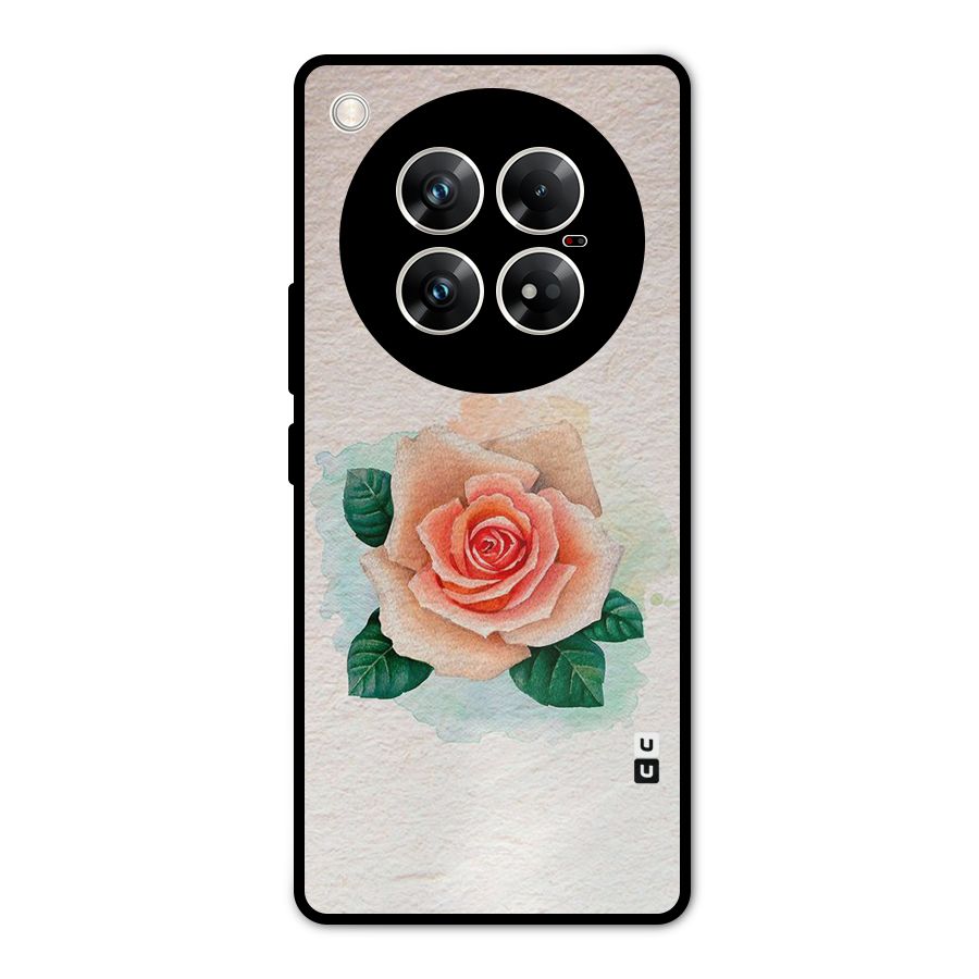 Flower Water Art Metal Back Case for Infinix Zero 40 5G