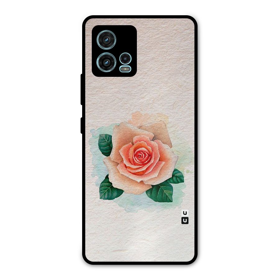 Flower Water Art Metal Back Case for Moto G72