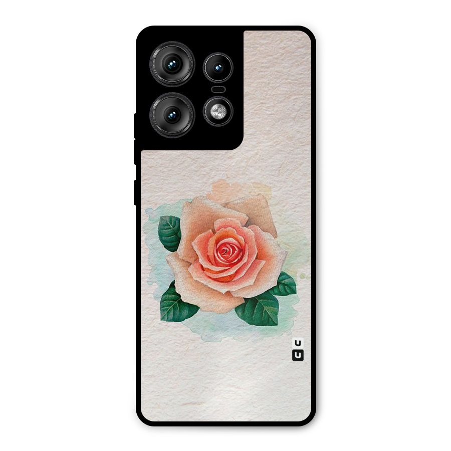 Flower Water Art Metal Back Case for Motorola Edge 50 Pro