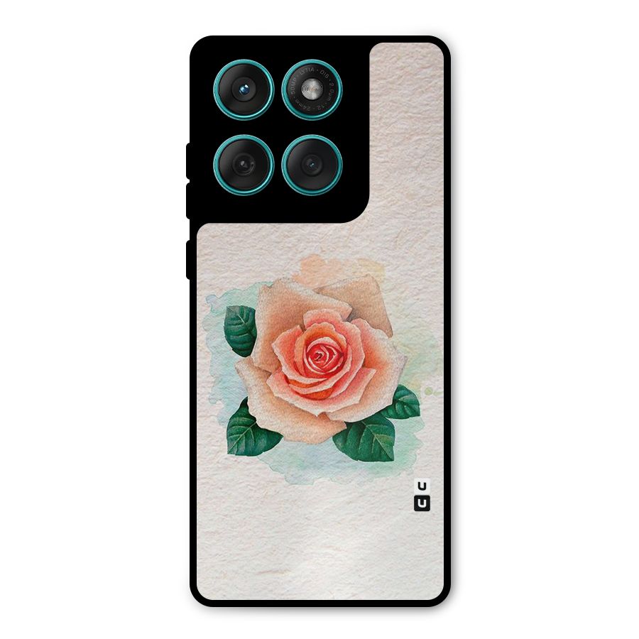 Flower Water Art Metal Back Case for Motorola Edge 60