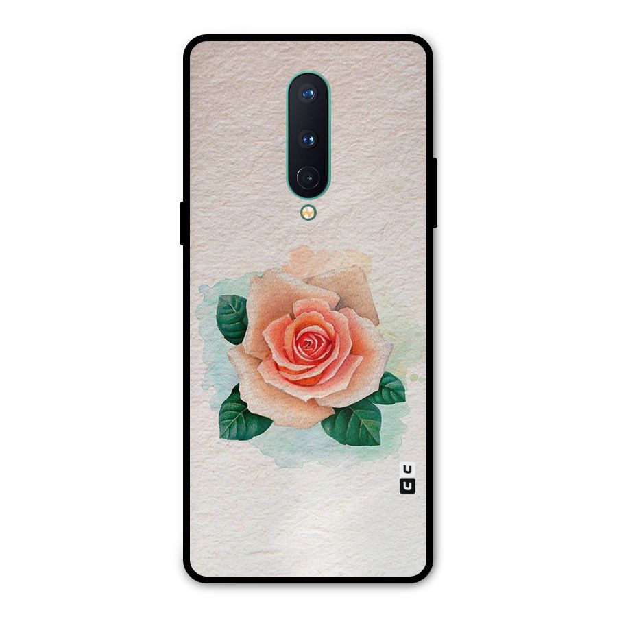 Flower Water Art Metal Back Case for OnePlus 8
