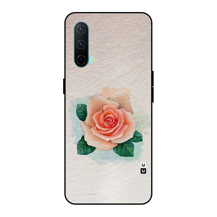 Flower Water Art Metal Back Case for OnePlus Nord CE 5G
