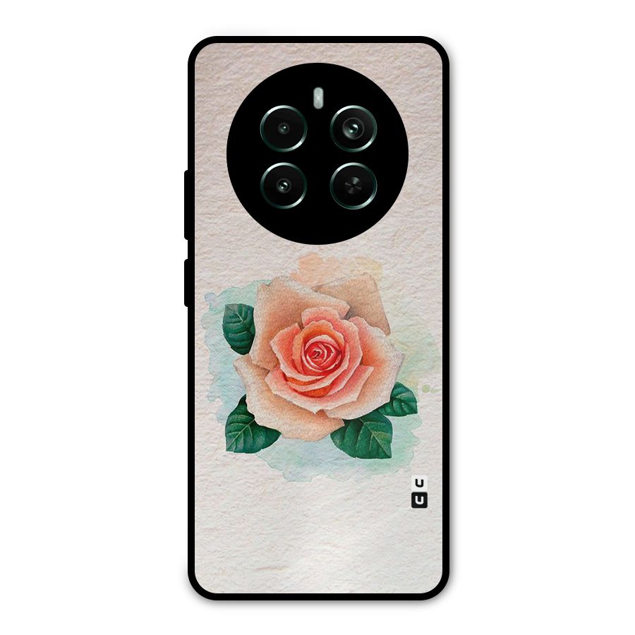 Flower Water Art Metal Back Case for Realme 12 Plus