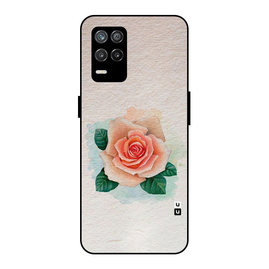 Flower Water Art Metal Back Case for Realme 8 5G