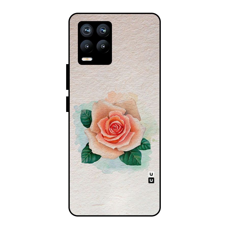 Flower Water Art Metal Back Case for Realme 8 Pro