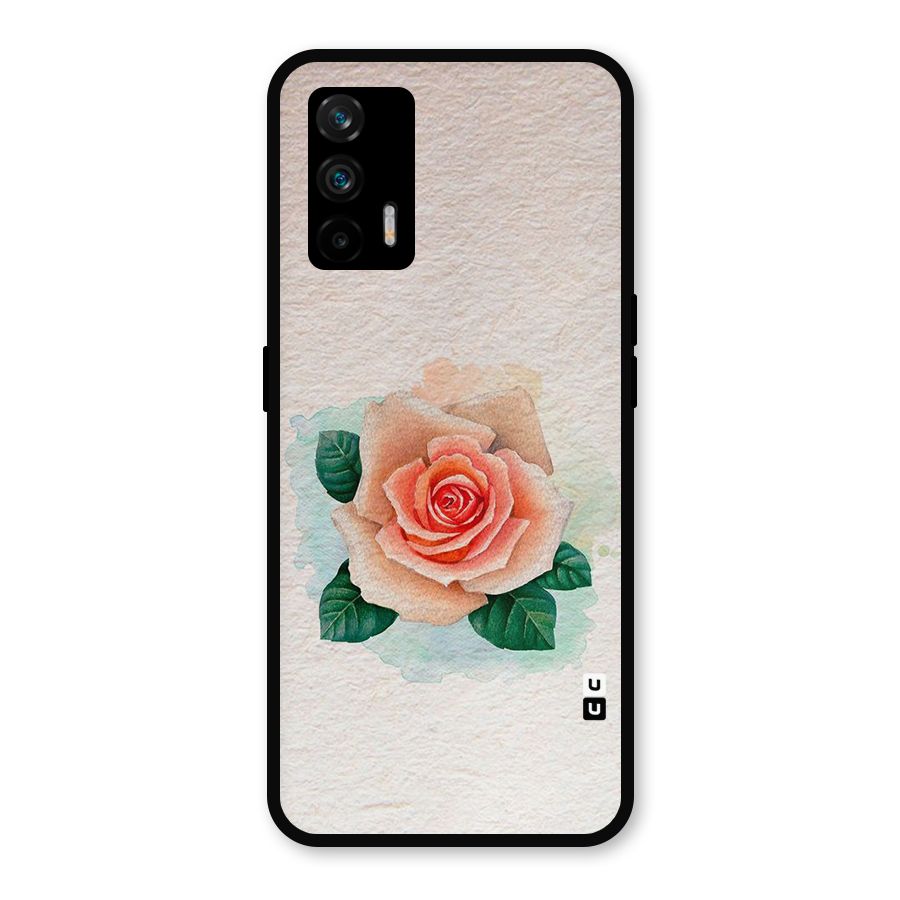 Flower Water Art Metal Back Case for Realme GT 5G
