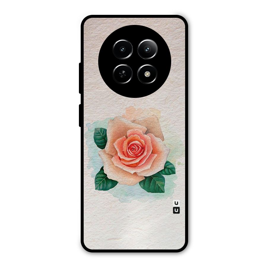 Flower Water Art Metal Back Case for Realme Narzo N65