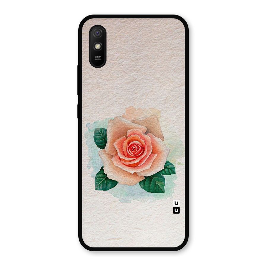 Flower Water Art Metal Back Case for Redmi 9i