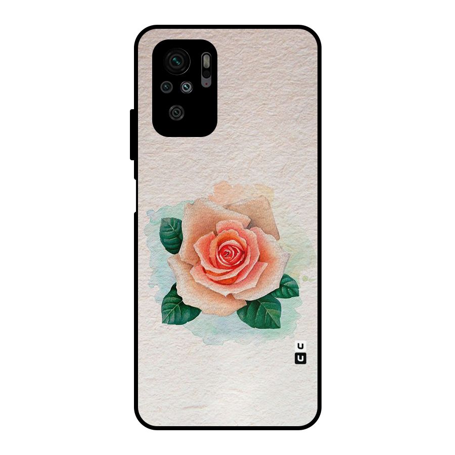 Flower Water Art Metal Back Case for Redmi Note 10S