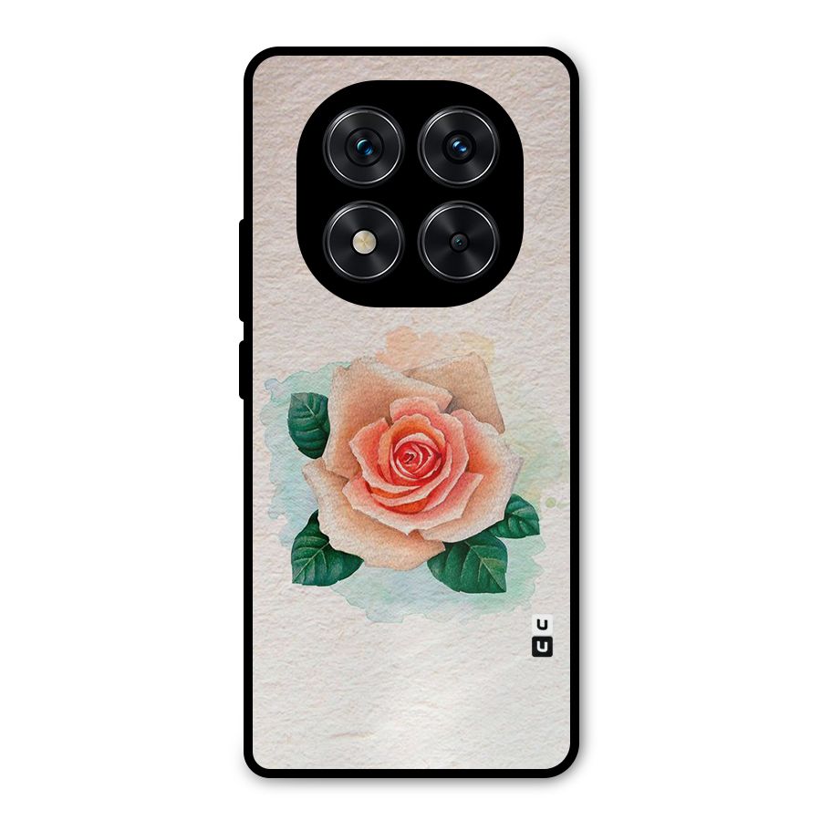 Flower Water Art Metal Back Case for Redmi Note 14 Pro 5G