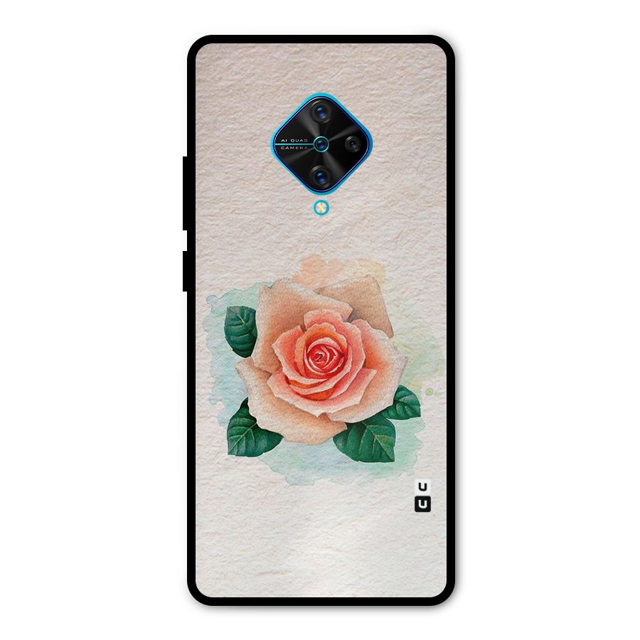 Flower Water Art Metal Back Case for Vivo S1 Pro