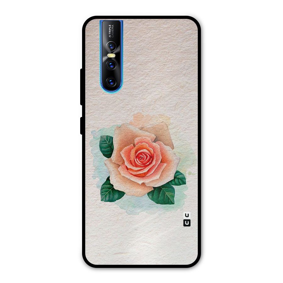 Flower Water Art Metal Back Case for Vivo V15 Pro