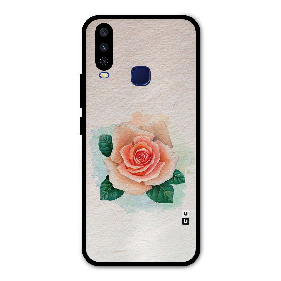 Flower Water Art Metal Back Case for Vivo V17