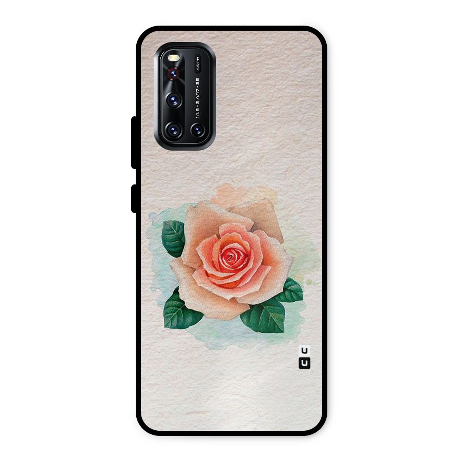 Flower Water Art Metal Back Case for Vivo V19