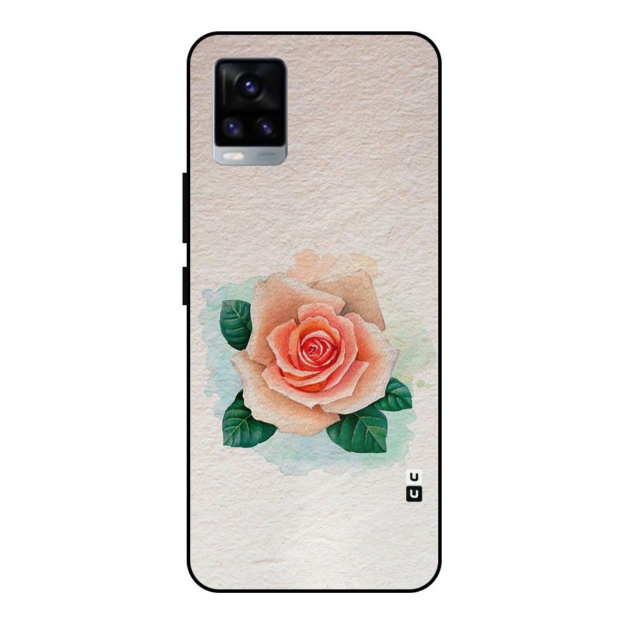 Flower Water Art Metal Back Case for Vivo V20