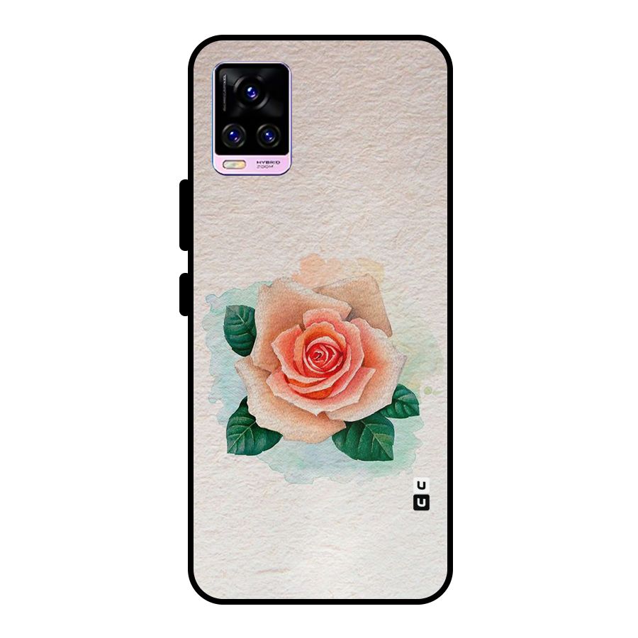 Flower Water Art Metal Back Case for Vivo V20 Pro
