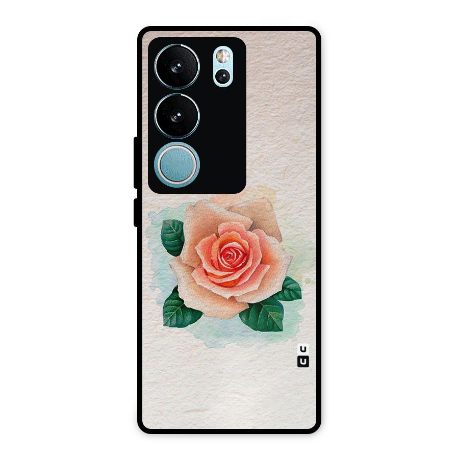 Flower Water Art Metal Back Case for Vivo V29