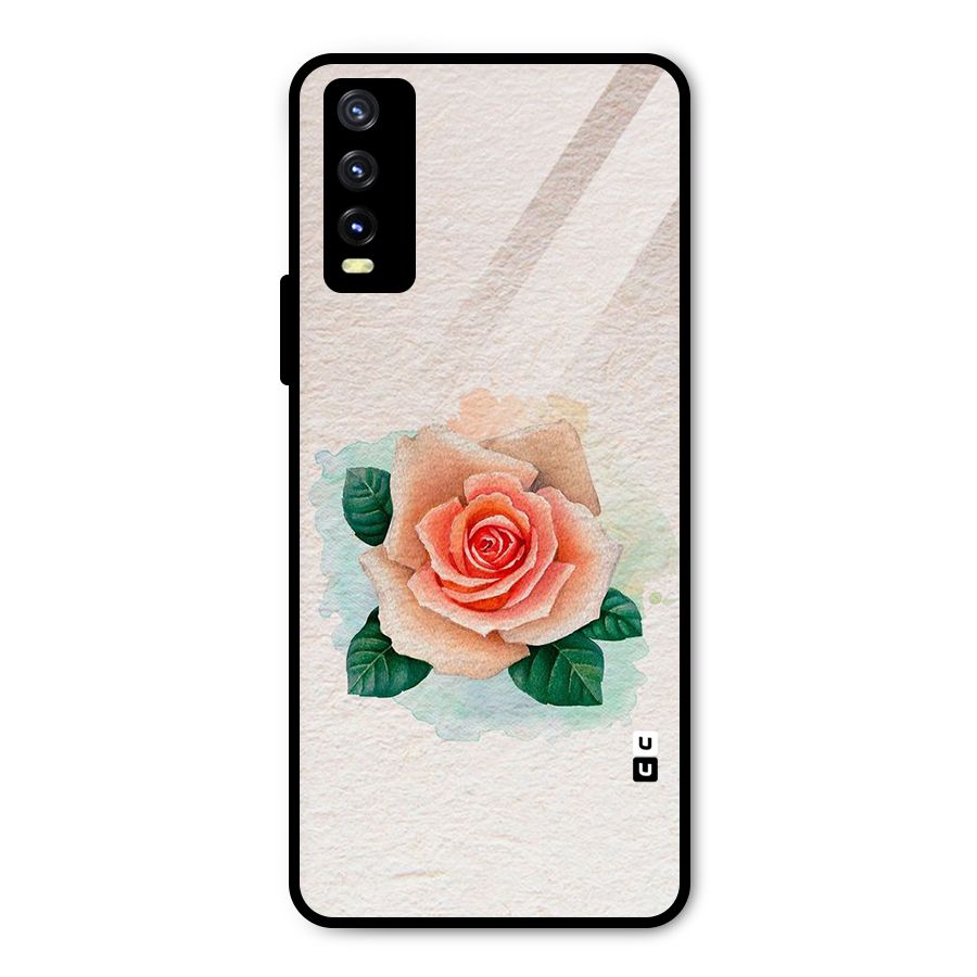 Flower Water Art Metal Back Case for Vivo Y20g
