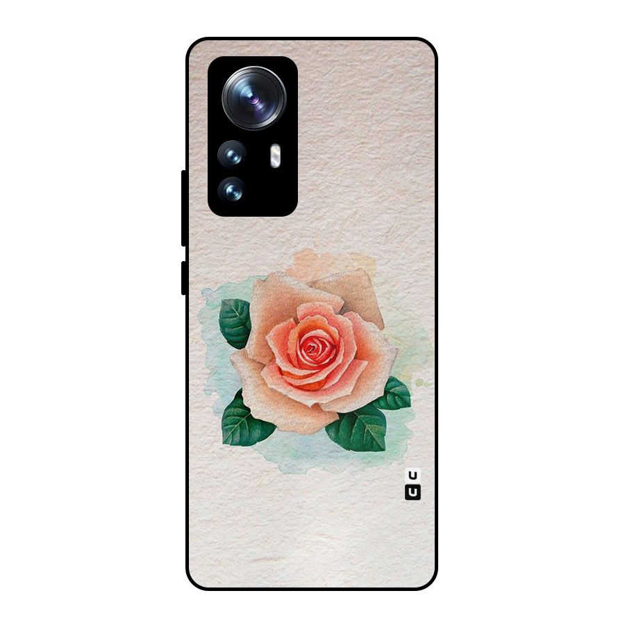 Flower Water Art Metal Back Case for Xiaomi 12 Pro