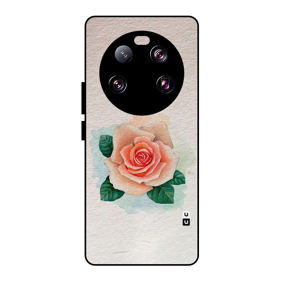 Flower Water Art Metal Back Case for Xiaomi 13 Ultra
